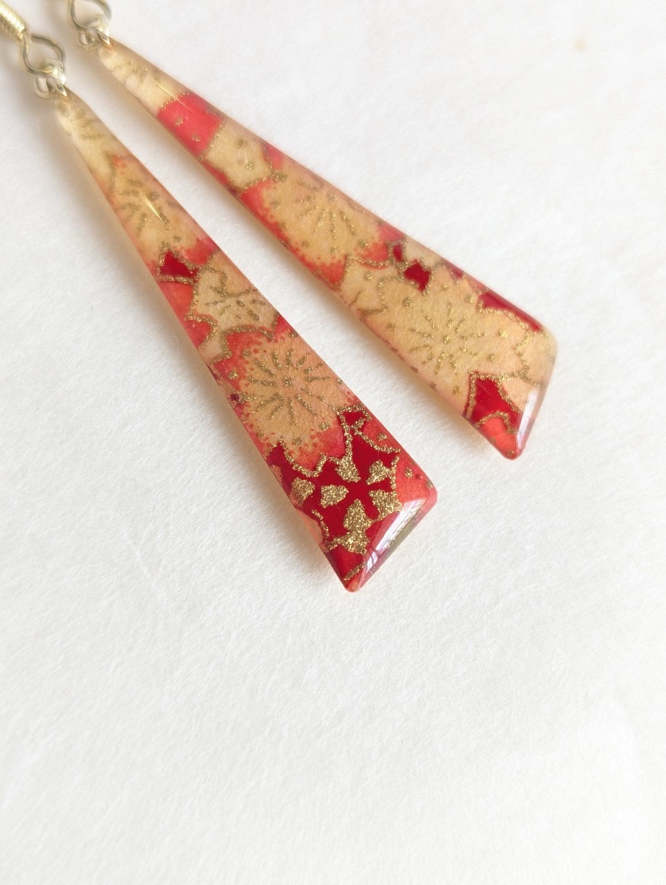 京友禅 ピアス(イヤリング)