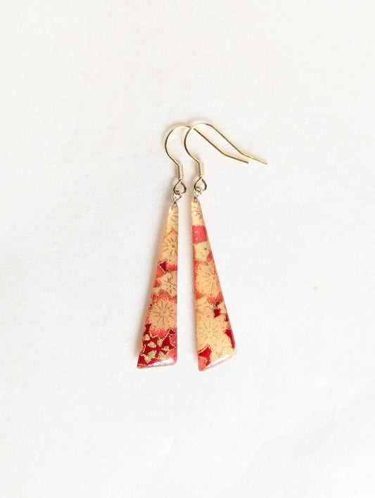 京友禅　ピアス（イヤリング）