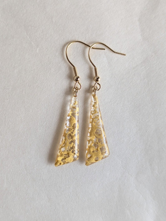 金継ぎ　斑（イヤリング）