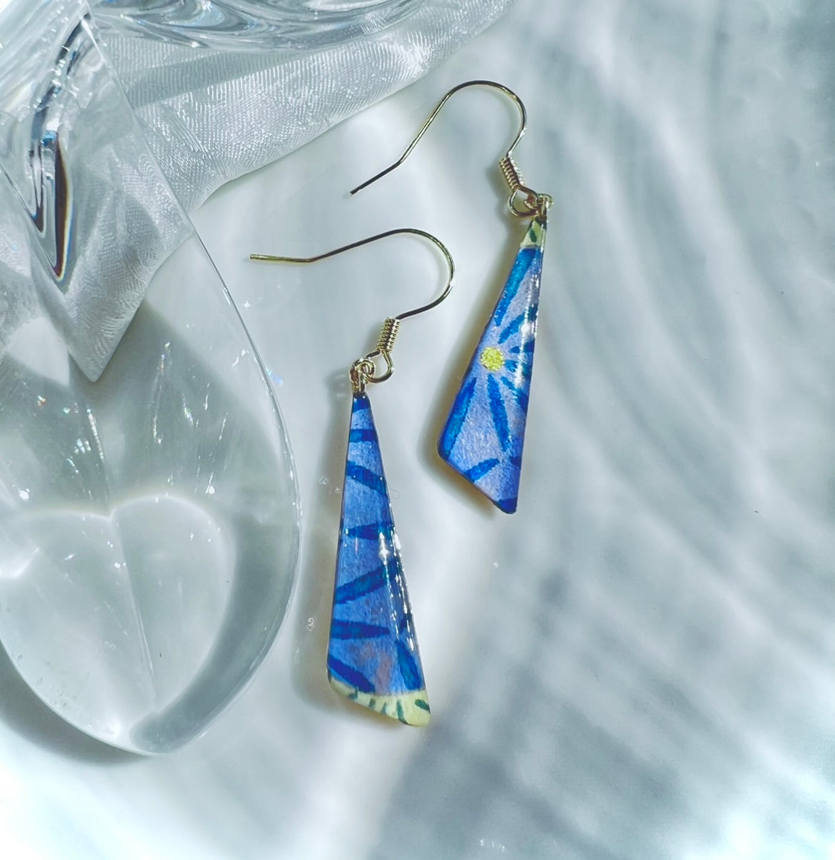 【京友禅ピアス/イヤリング】フープピアス　イヤリング/チタン対応